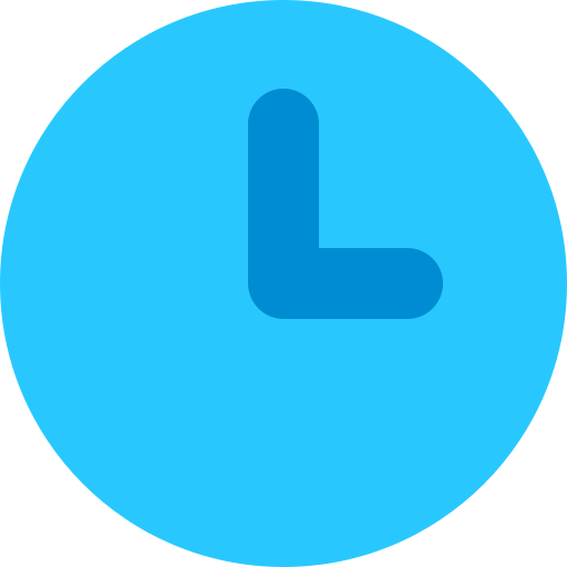 시각 Generic Blue icon