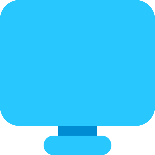 ordenador Generic Blue icono