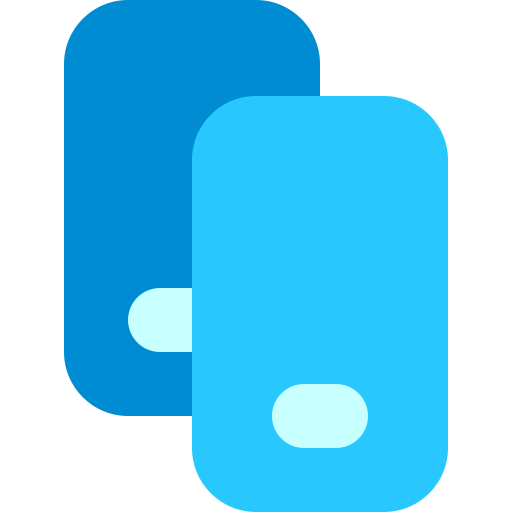 mobiltelefon Generic Blue icon
