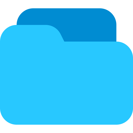 Folder Generic Blue icon