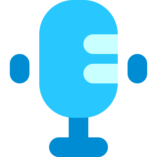 マイクロフォン Generic Blue icon