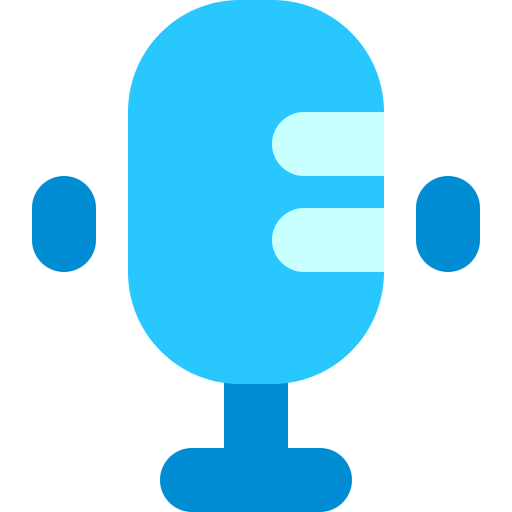 마이크로폰 Generic Blue icon