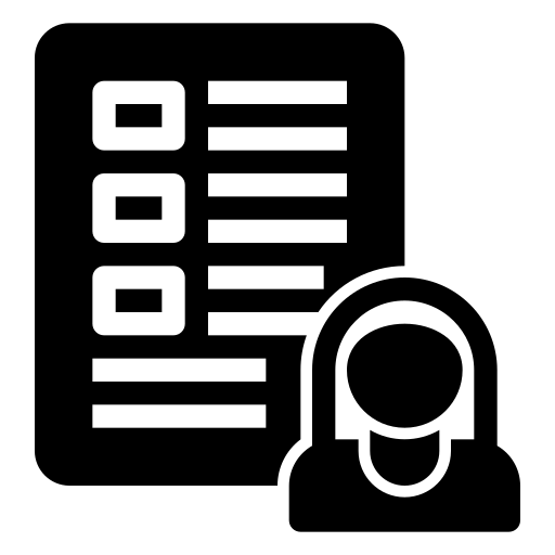 encuesta Generic Glyph icono