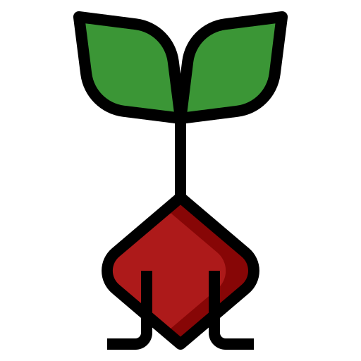 비트 루트 Generic Outline Color icon