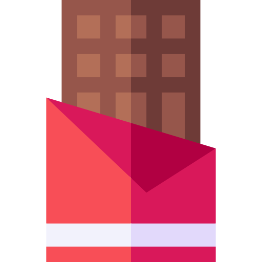 チョコレートバー Basic Straight Flat icon