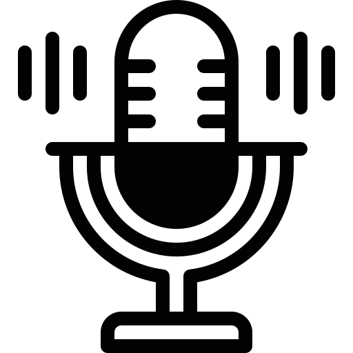 micrófono Detailed color Lineal icono