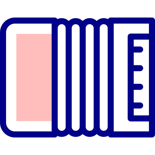 Аккордеон Detailed Mixed Lineal color иконка