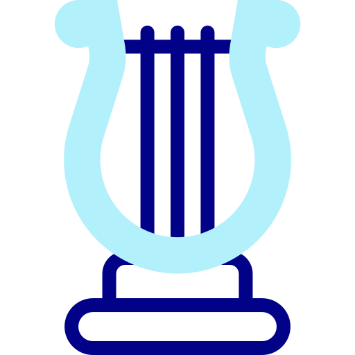 リラ Detailed Mixed Lineal color icon