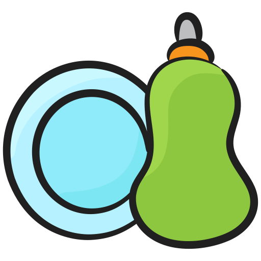 Dishwashing Generic Hand Drawn Color icon