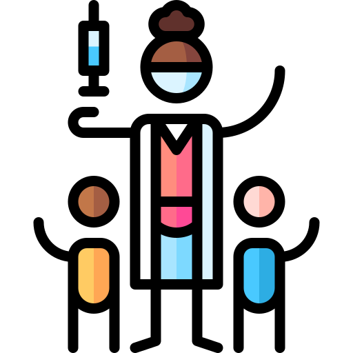 Doctor Puppet Characters Lineal Color icon