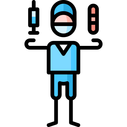 벽토 Puppet Characters Lineal Color icon