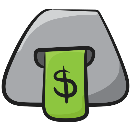 geldautomat Generic Hand Drawn Color icon