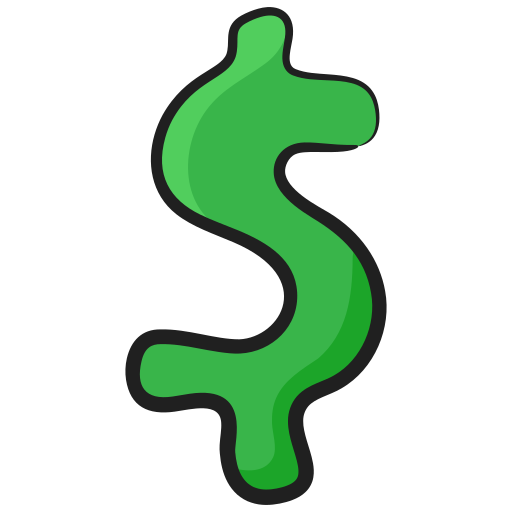 dollar Generic Hand Drawn Color icon