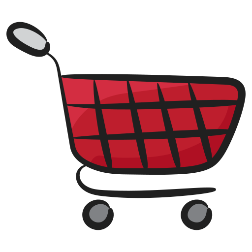 Shopping trolley Generic Hand Drawn Color icon