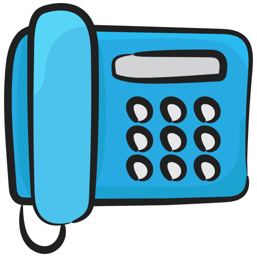 Telephone Generic Hand Drawn Color icon
