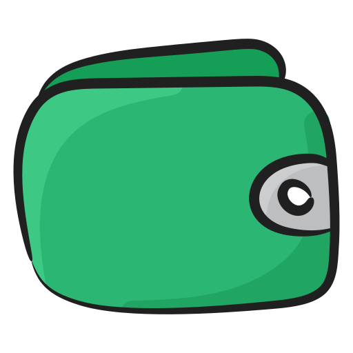 Wallet Generic Hand Drawn Color icon