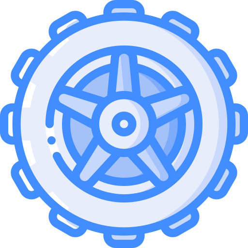 Wheel Basic Miscellany Blue icon