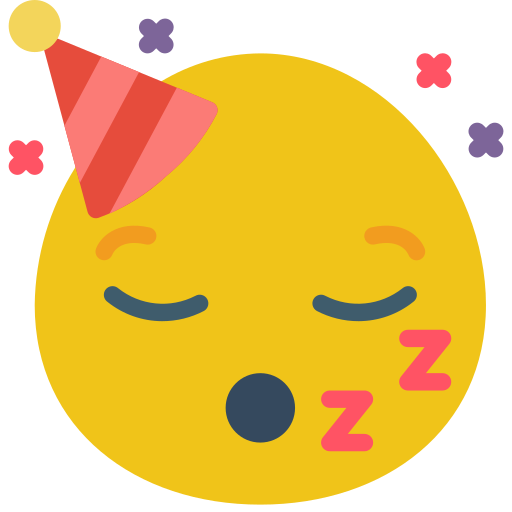 Sleeping Basic Miscellany Flat icon
