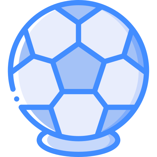 voetbal Basic Miscellany Blue icoon