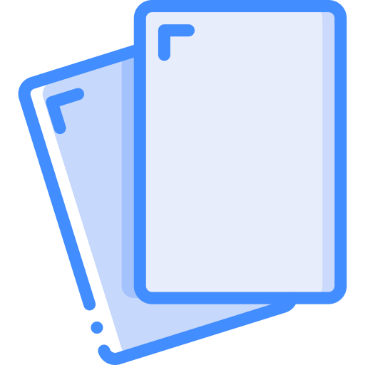czerwona kartka Basic Miscellany Blue ikona