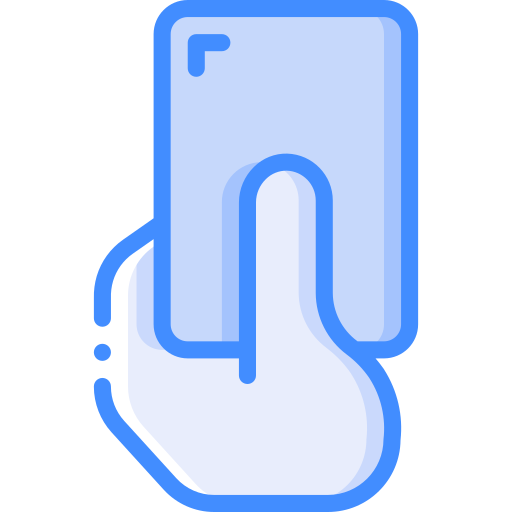 gelbe karte Basic Miscellany Blue icon