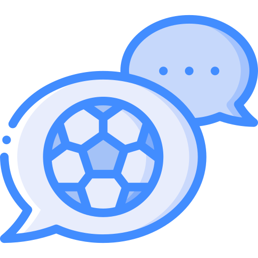 burbuja de chat Basic Miscellany Blue icono