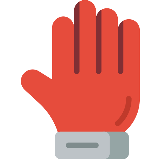 Gloves Basic Miscellany Flat icon