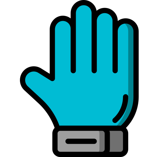 Gloves Basic Miscellany Lineal Color icon