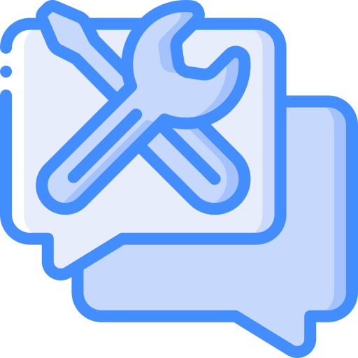 burbuja de diálogo Basic Miscellany Blue icono