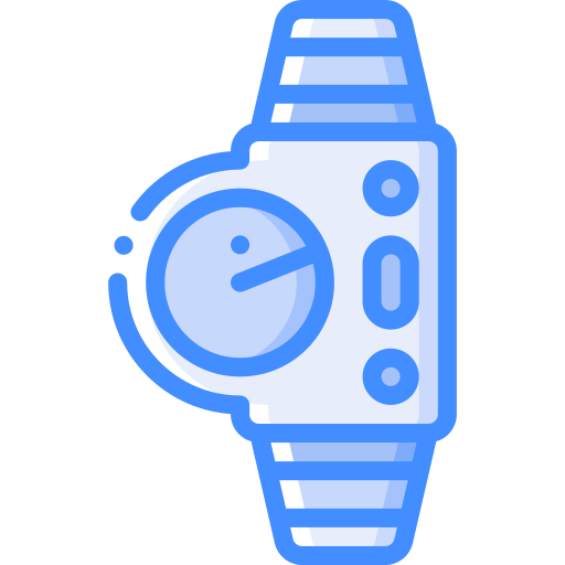 smartwatch Basic Miscellany Blue icon