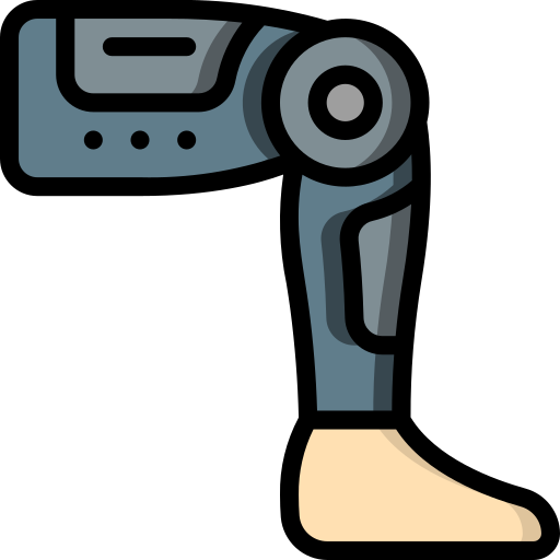 noga robota Basic Miscellany Lineal Color ikona