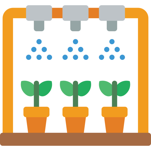 sistema de irrigação Basic Miscellany Flat Ícone