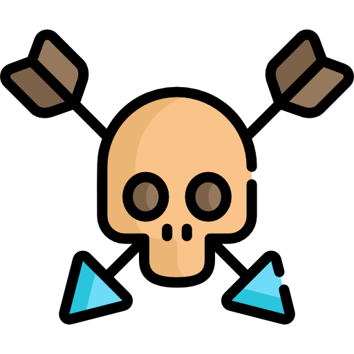頭蓋骨 Special Lineal color icon