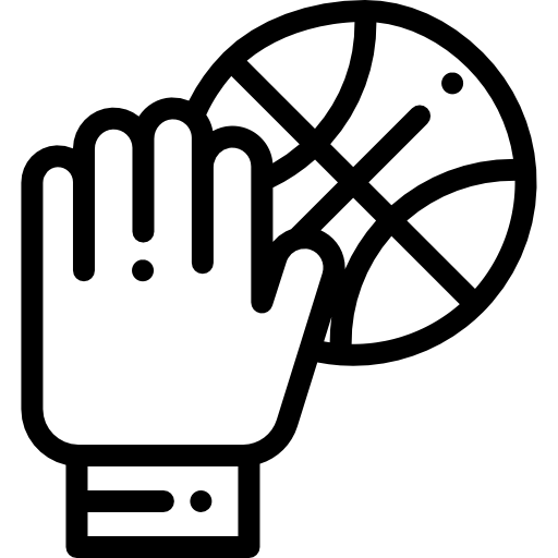 mano Detailed Rounded Lineal icono