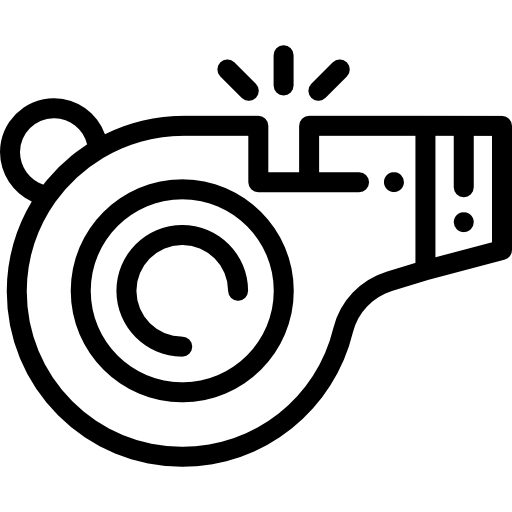 Свисток Detailed Rounded Lineal иконка