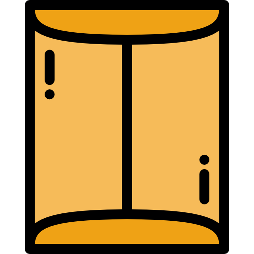 koperta Detailed Rounded Lineal color ikona