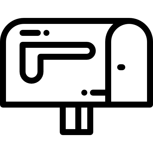 メールボックス Detailed Rounded Lineal icon