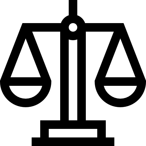 균형 Basic Straight Lineal icon