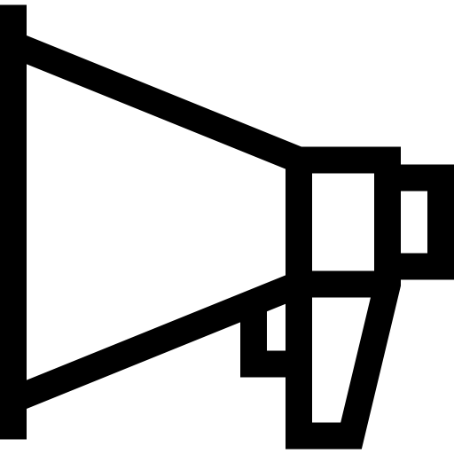 megaphon Basic Straight Lineal icon