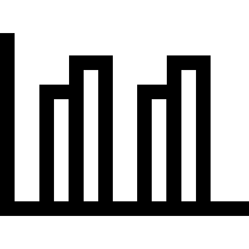 statistieken Basic Straight Lineal icoon