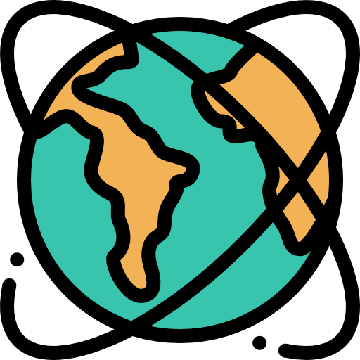 세계적인 Detailed Rounded Lineal color icon