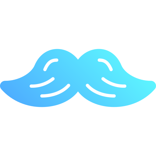 bigote Generic Flat Gradient icono