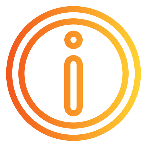 Info symbol Generic Gradient icon