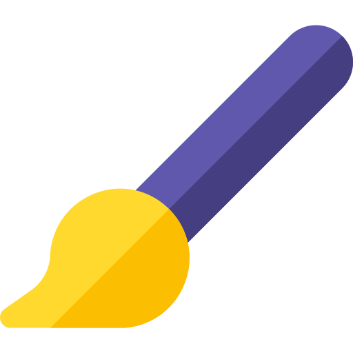 Brush Basic Rounded Flat icon