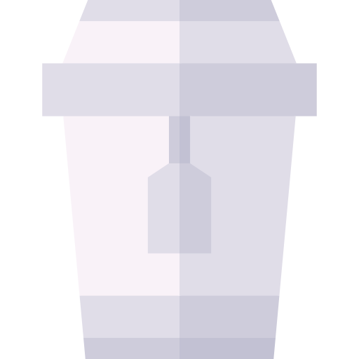 vaso de papel Basic Straight Flat icono