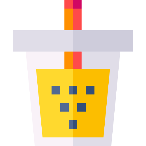 Bubble tea Basic Straight Flat icon