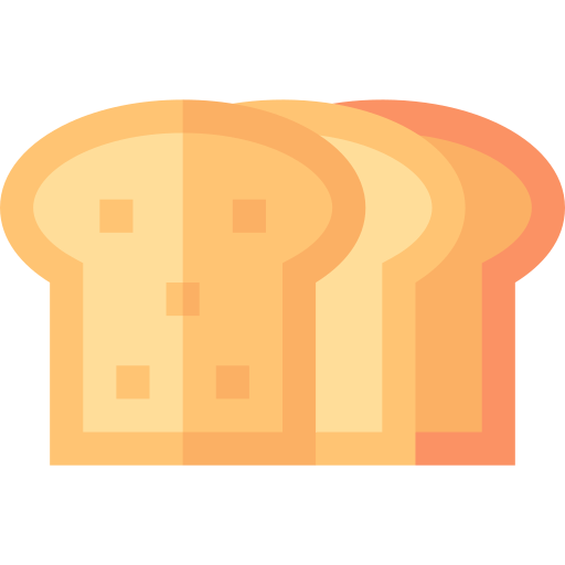 평평한 빵 Basic Straight Flat icon