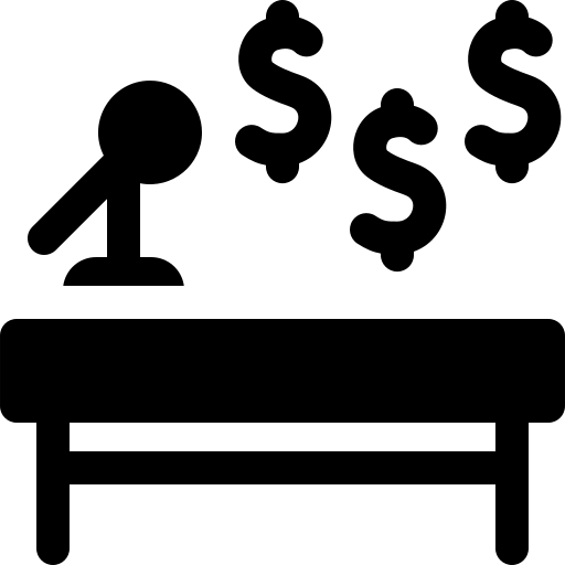 aukcja Basic Rounded Filled ikona