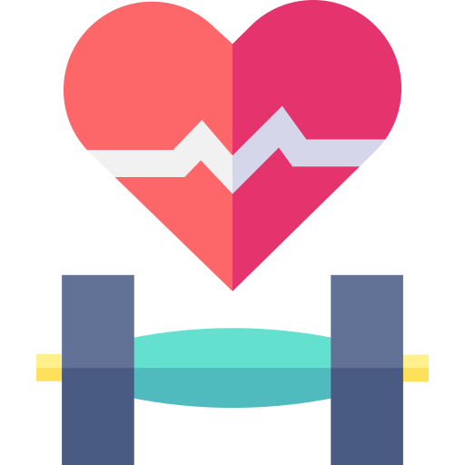 Heart rate Basic Straight Flat icon
