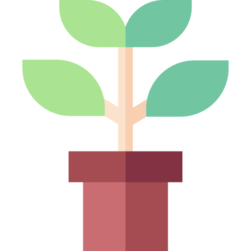 Горшок для растений Basic Straight Flat иконка